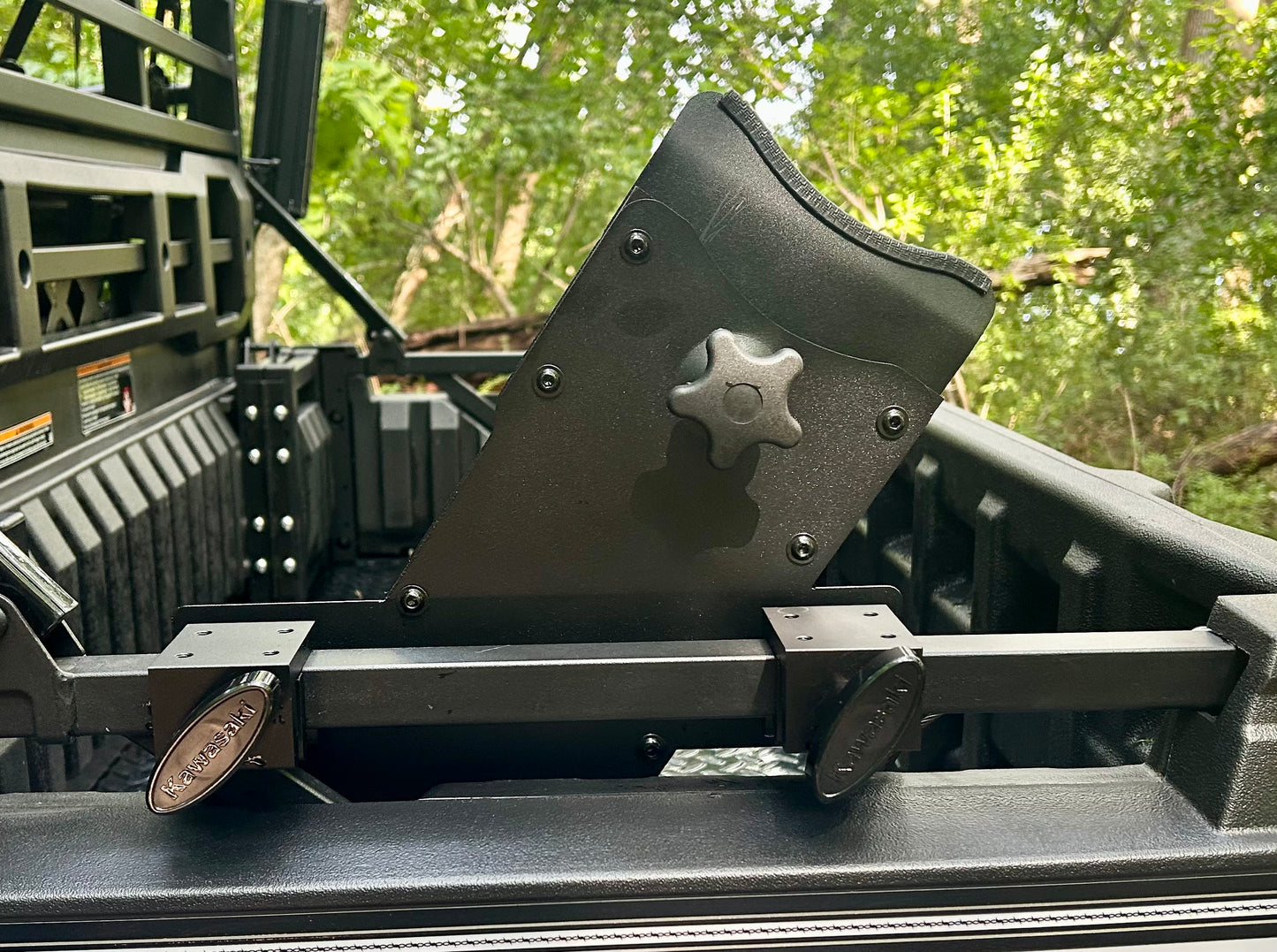 Kawasaki Mule FXT Side Rail Chainsaw Mount - Driver’s Side