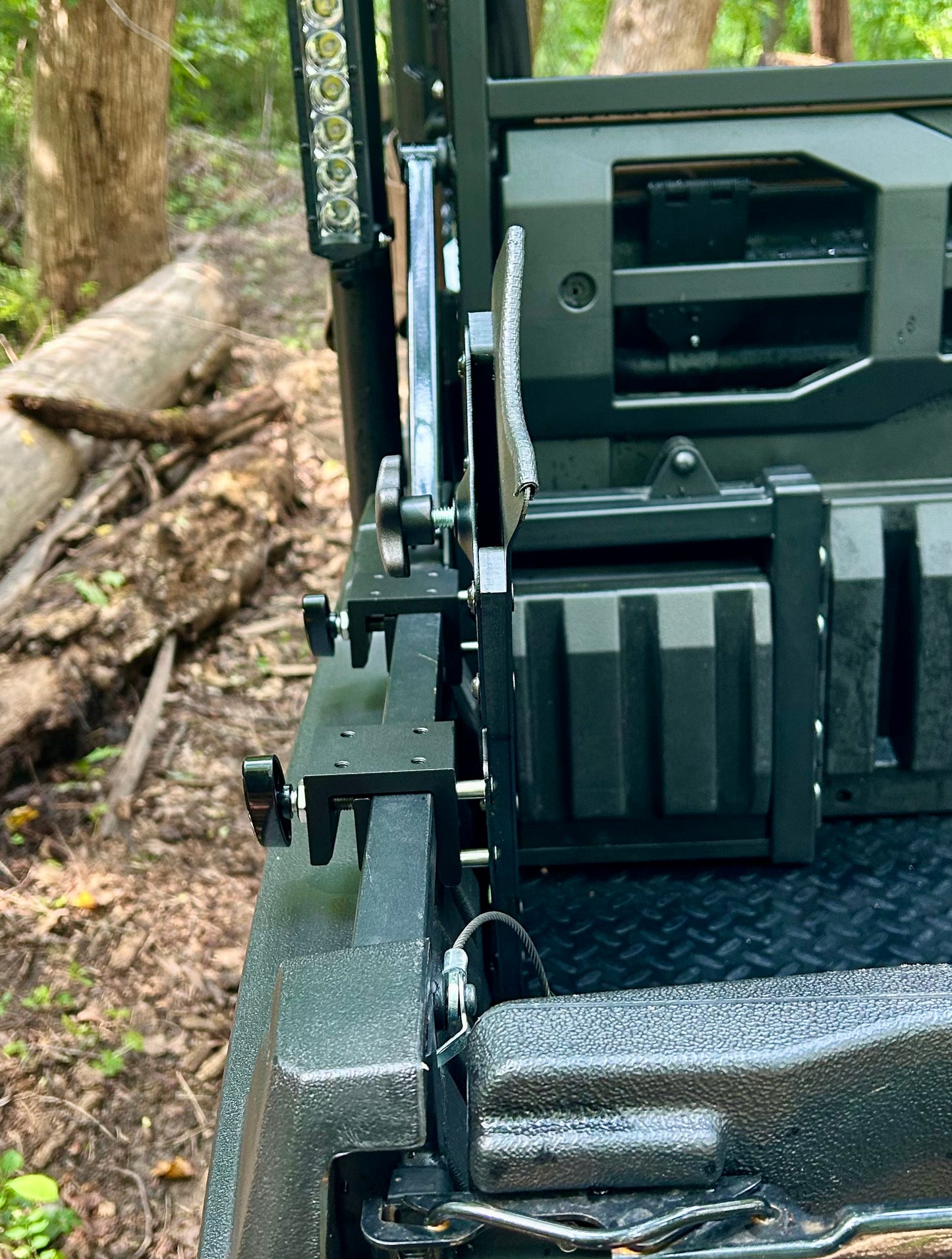 Kawasaki Mule FXT Side Rail Chainsaw Mount - Driver’s Side