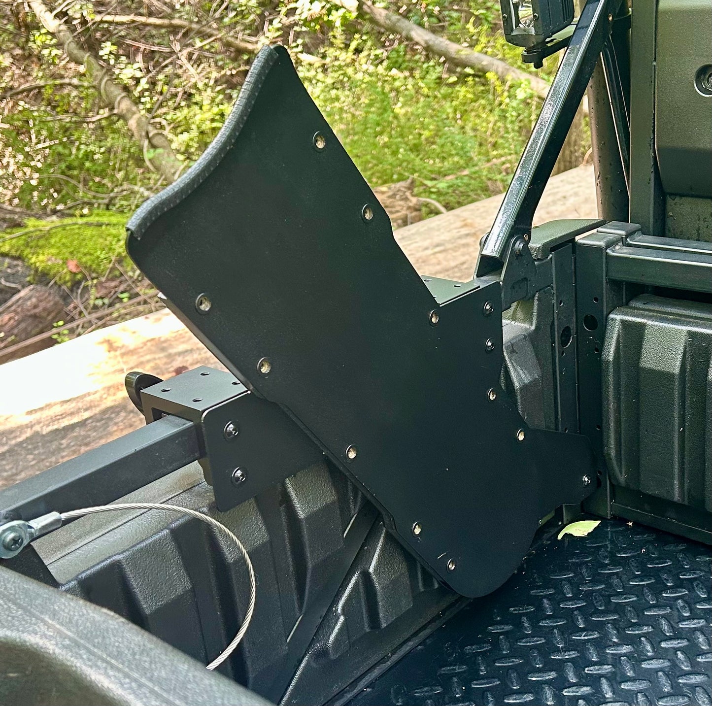 Kawasaki Mule FXT Side Rail Chainsaw Mount - Driver’s Side