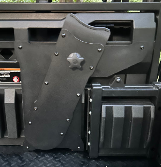 Kawasaki Mule Pro Headache Rack Chainsaw Mount - Passenger Side