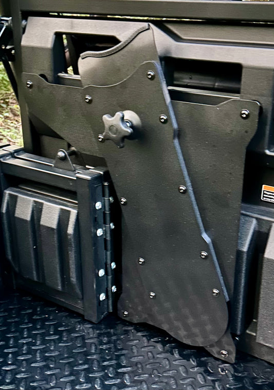 Kawasaki Mule Pro Headache Rack Chainsaw Mount - Driver’s Side