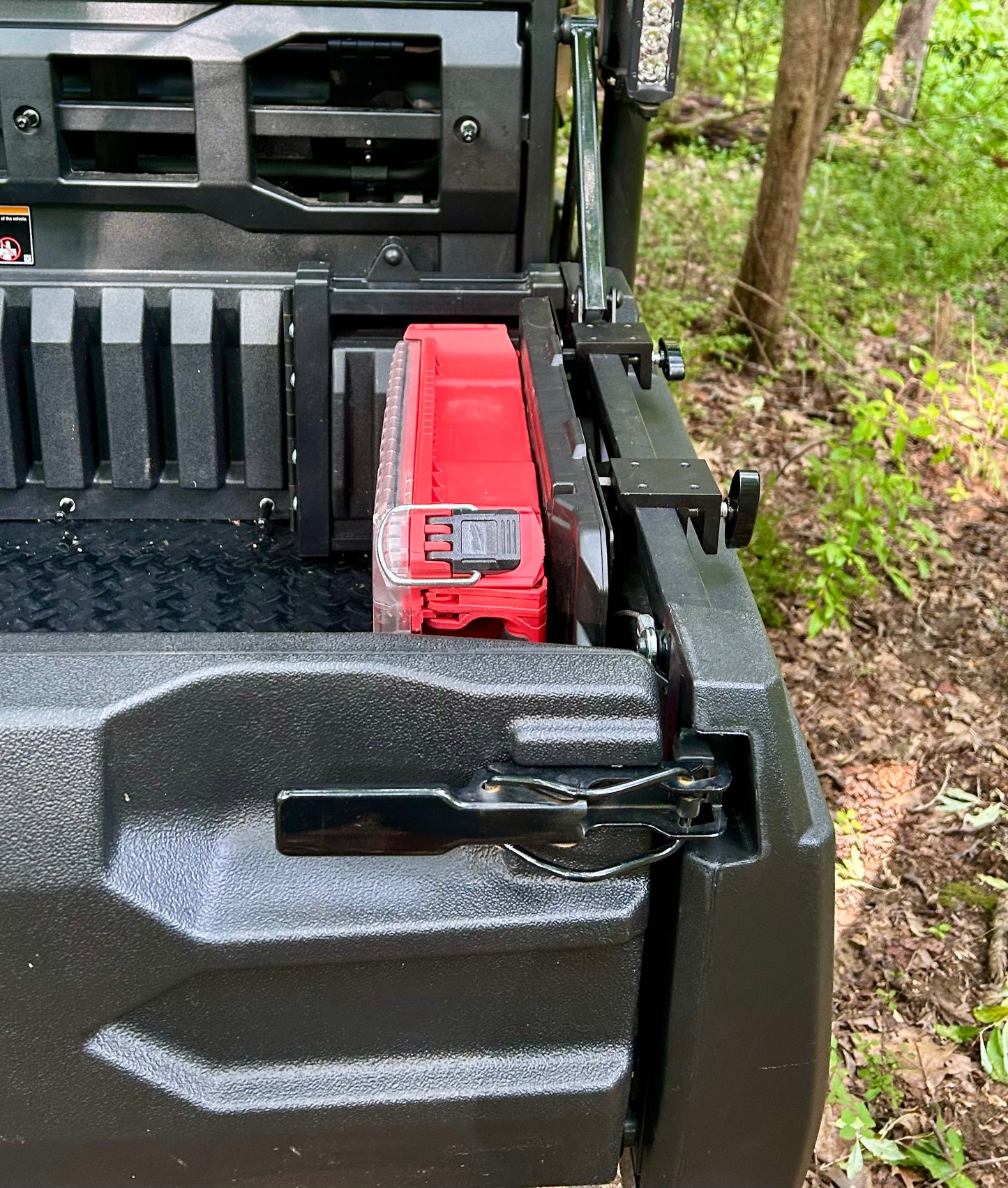 Kawasaki Mule Pro Bed Mount for Small Milwaukee PackOut Plate