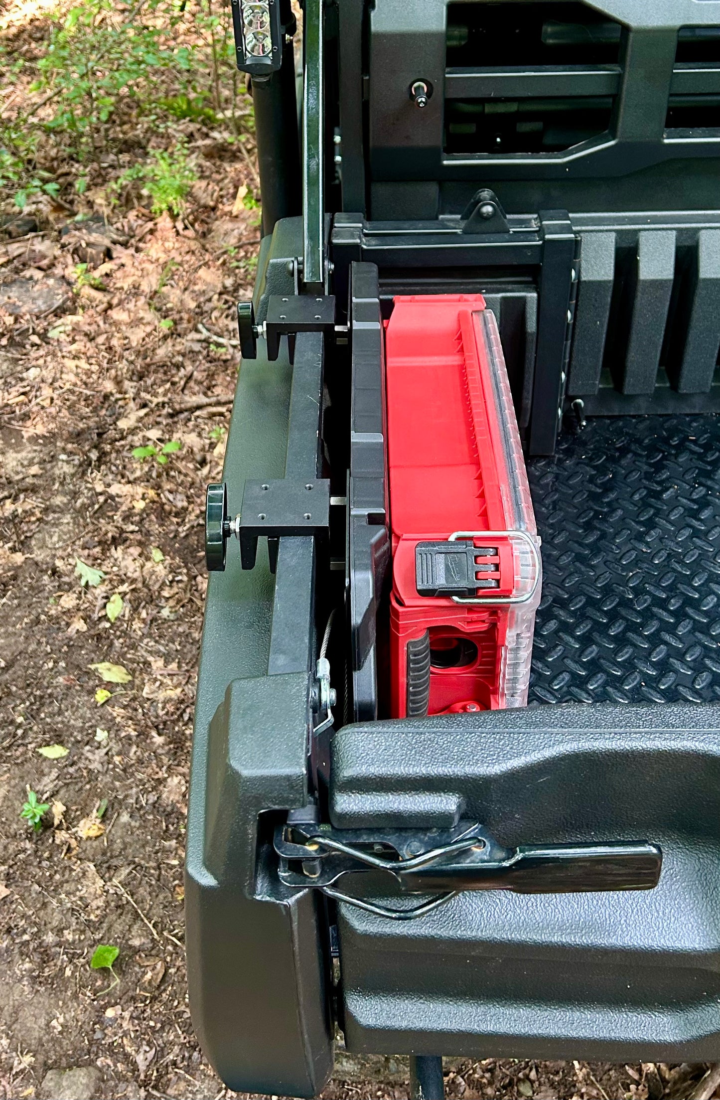 Kawasaki Mule Pro Bed Mount for Small Milwaukee PackOut Plate