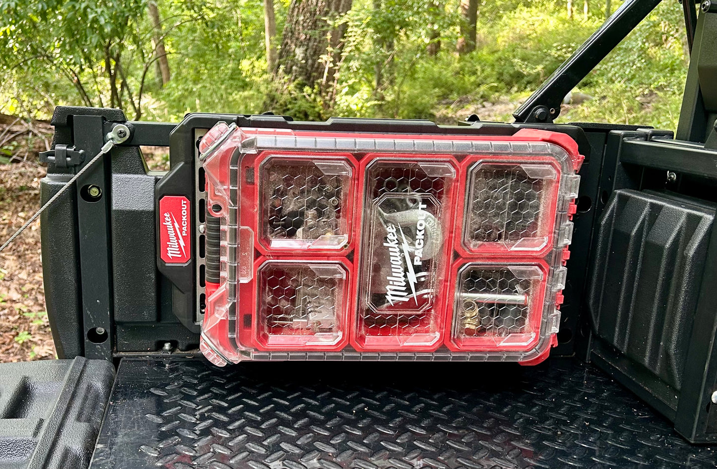 Kawasaki Mule Pro Bed Mount for Small Milwaukee PackOut Plate