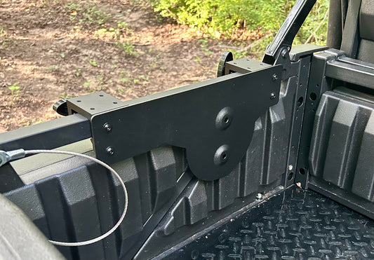 Kawasaki Mule Pro Bed Mount for 2 Gallon RotoPax - Driver Side
