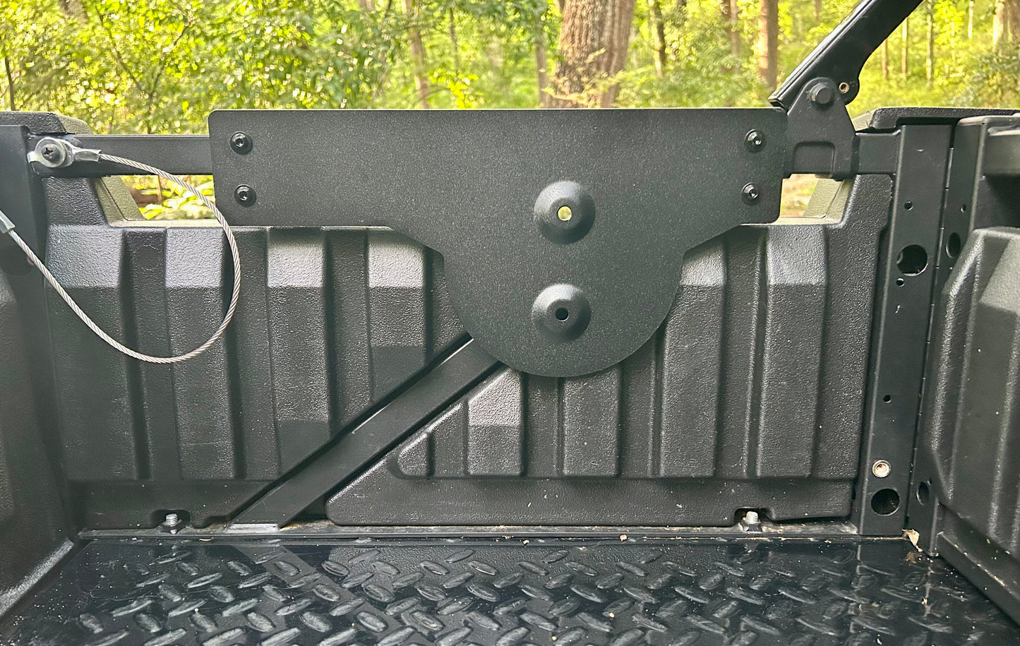 Kawasaki Mule Pro Bed Mount for 2 Gallon RotoPax - Driver Side