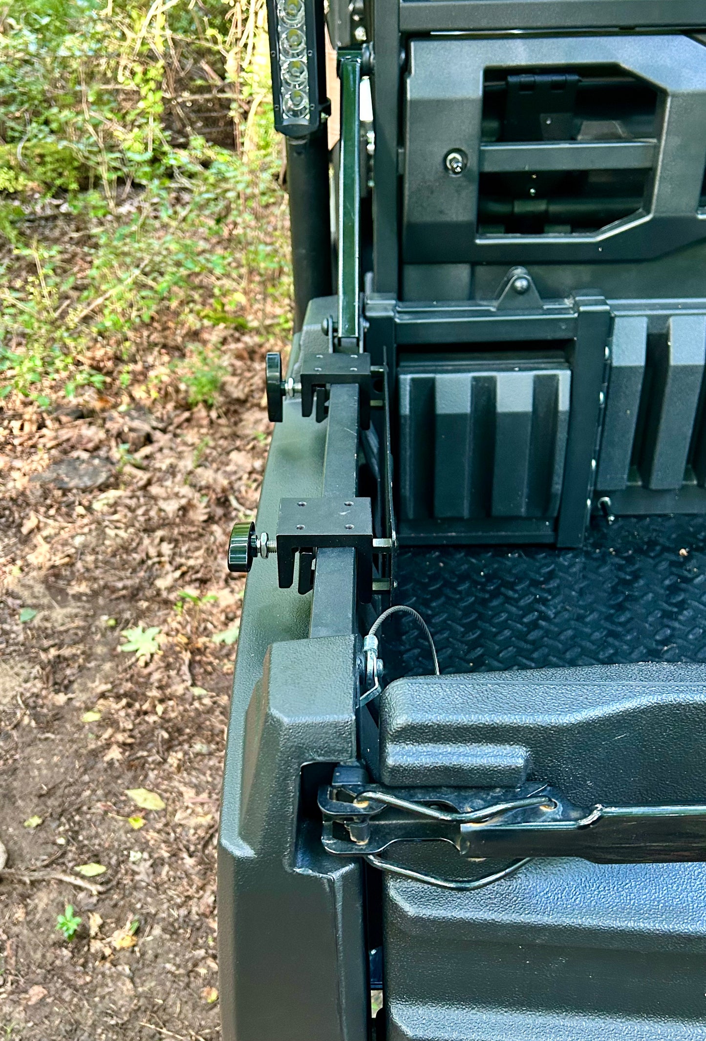 Kawasaki Mule Pro Bed Mount for 2 Gallon RotoPax - Driver Side