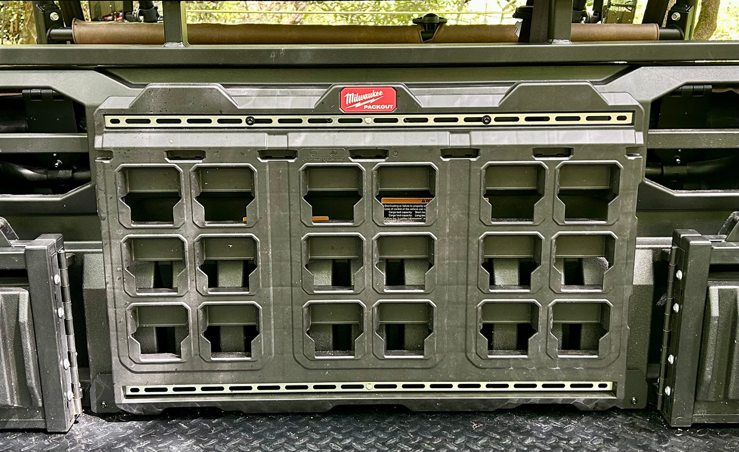 Kawasaki Mule Headache Rack Mount for Large Milwaukee PackOut Plate