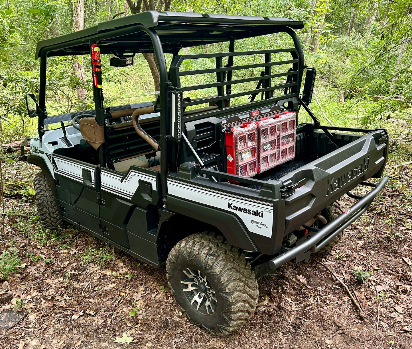 Kawasaki Mule Headache Rack Mount for Large Milwaukee PackOut Plate
