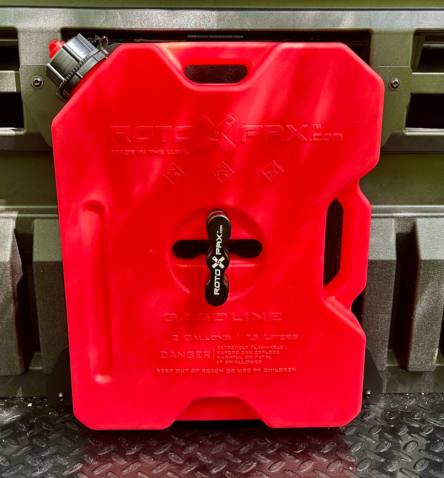 Kawasaki Mule Headache Rack Mount for 2 Gallon RotoPax