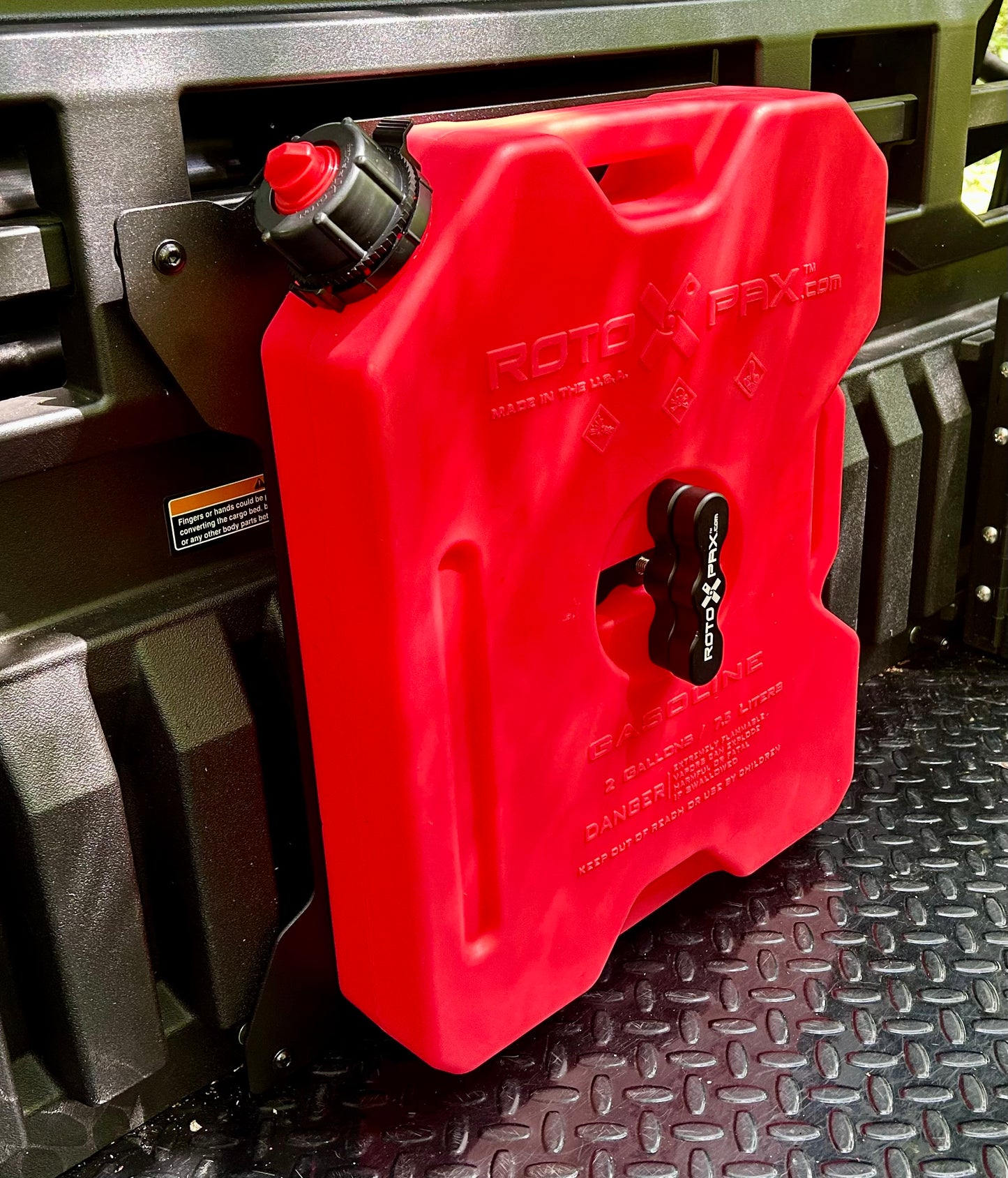 Kawasaki Mule Headache Rack Mount for 2 Gallon RotoPax