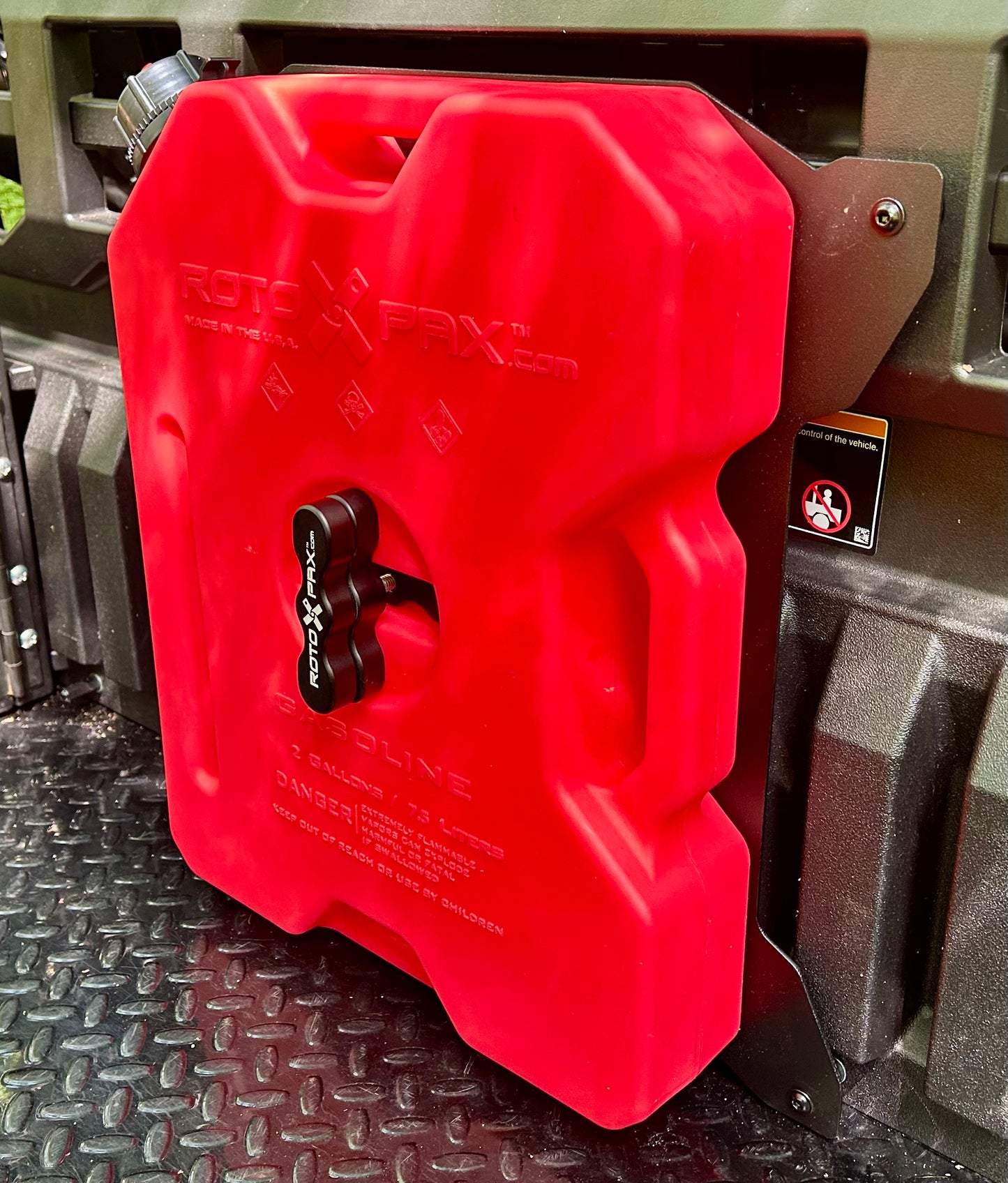 Kawasaki Mule Headache Rack Mount for 2 Gallon RotoPax